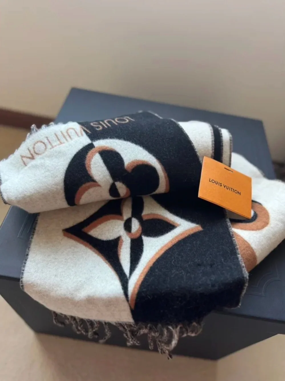 Brand New Louis Vuitton Duo Infinity Scarf.